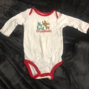 Carters “My first Christmas” long sleeve onesie